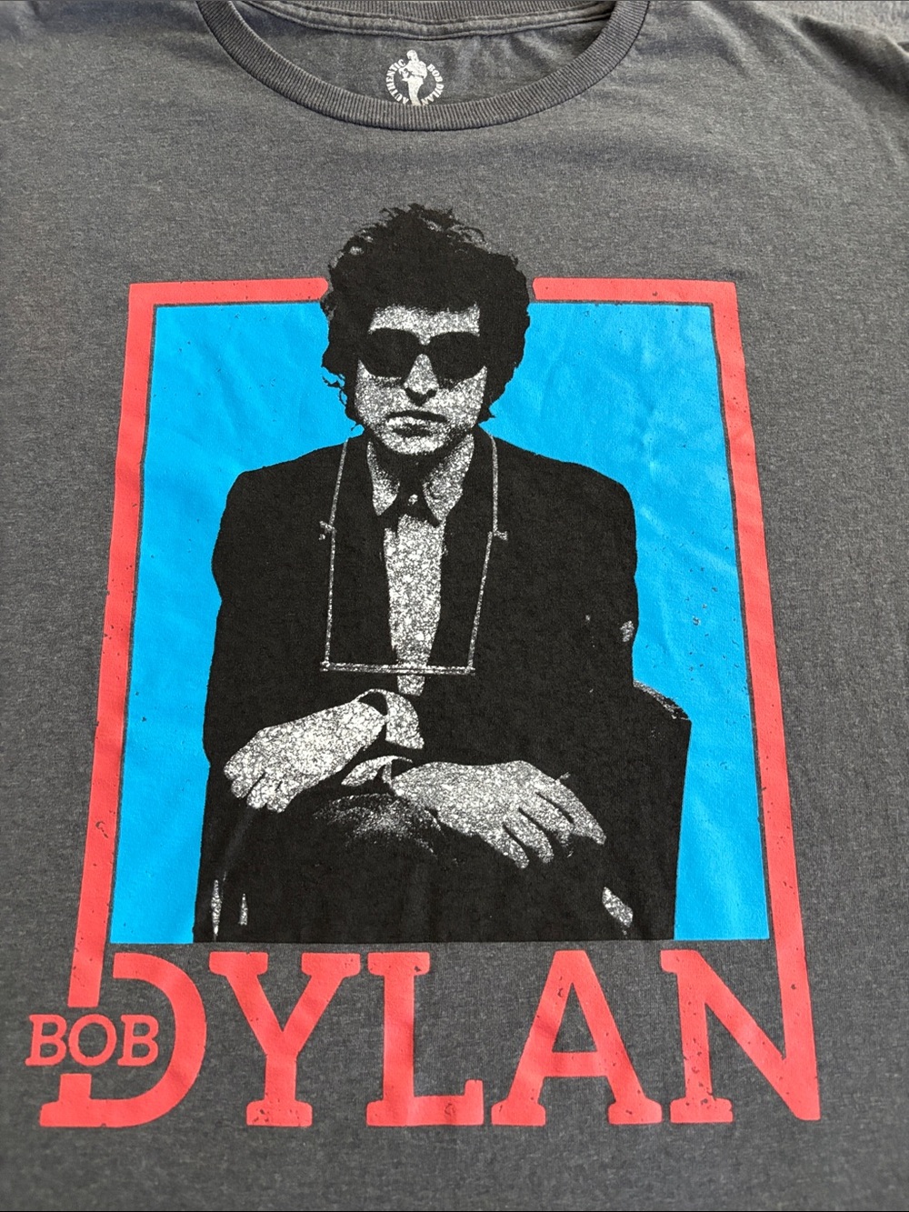 Bob Dylan Retro Graphic Band Tee Gray Music Shirt Size Large - Picture 3 of 7